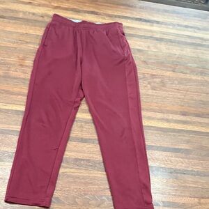 Athletic Works Maroon Active Pants